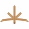 Ekena Millwork Alberta Smooth Timber Gable Bracket, Western Red Cedar, 48"W x 28"H x 1 1/2"D x 3 1/2"F, 14/12 Pitch GBW048X28X0204ALB00SWR - alternate 1